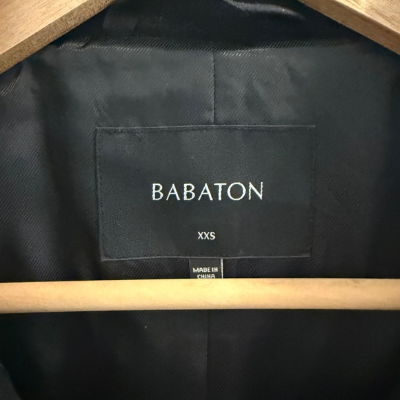 BABATON Virgin Wool & Cashmere Blend Double Breast Pea Coat - Picture 3 of 3